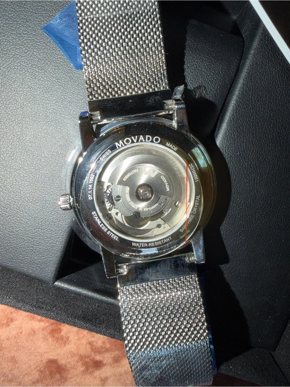 Movado Museum Classic Automatic Green Dial Swiss Watch 071.1.14.1592 NWT